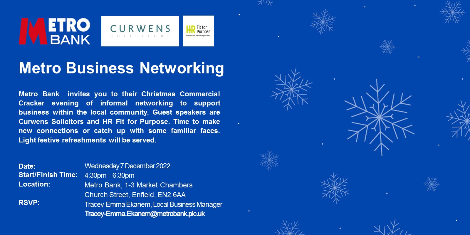 Enfield Store Networking Event E Vite 7 December 2022 v2