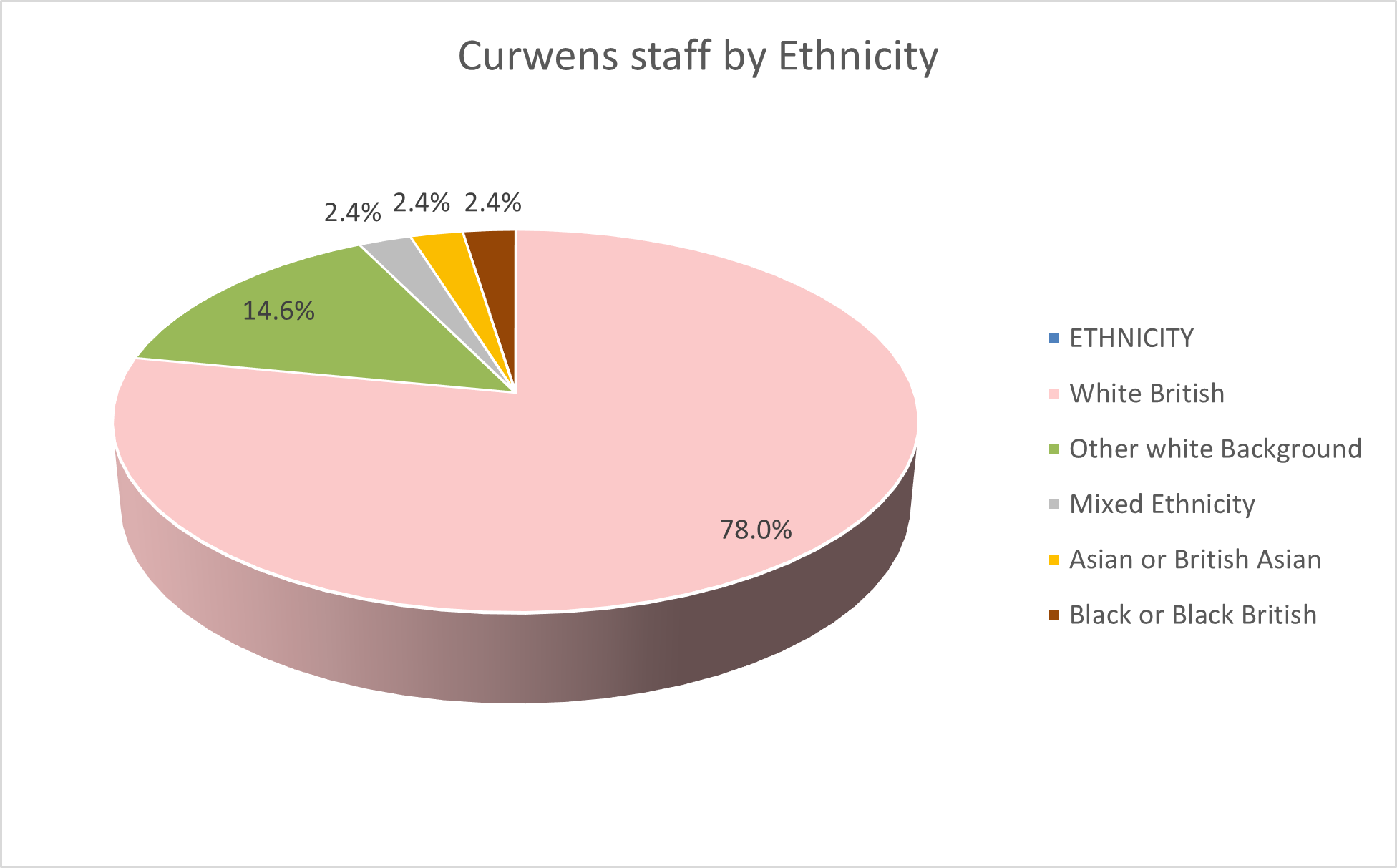 Ethnicity Diversity Graph